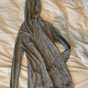 Long grey cardigan